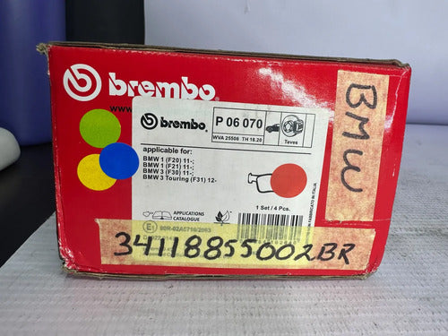 PASTILLAS DE FRENO DELANTERO PARA BMW 34118855002BR