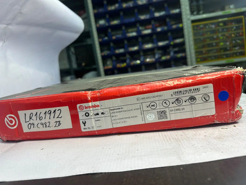 DISCO DE FRENO TRASERO MARCA BREMBO LR161912