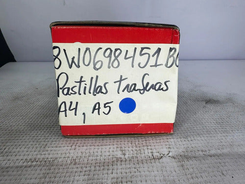 PASTILLAS DE FRENO MARCA BREMBO 8W0698541BGA
