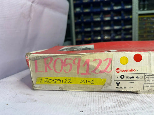 DISCO DE FRENO DELANTERO BREMBO LR059122